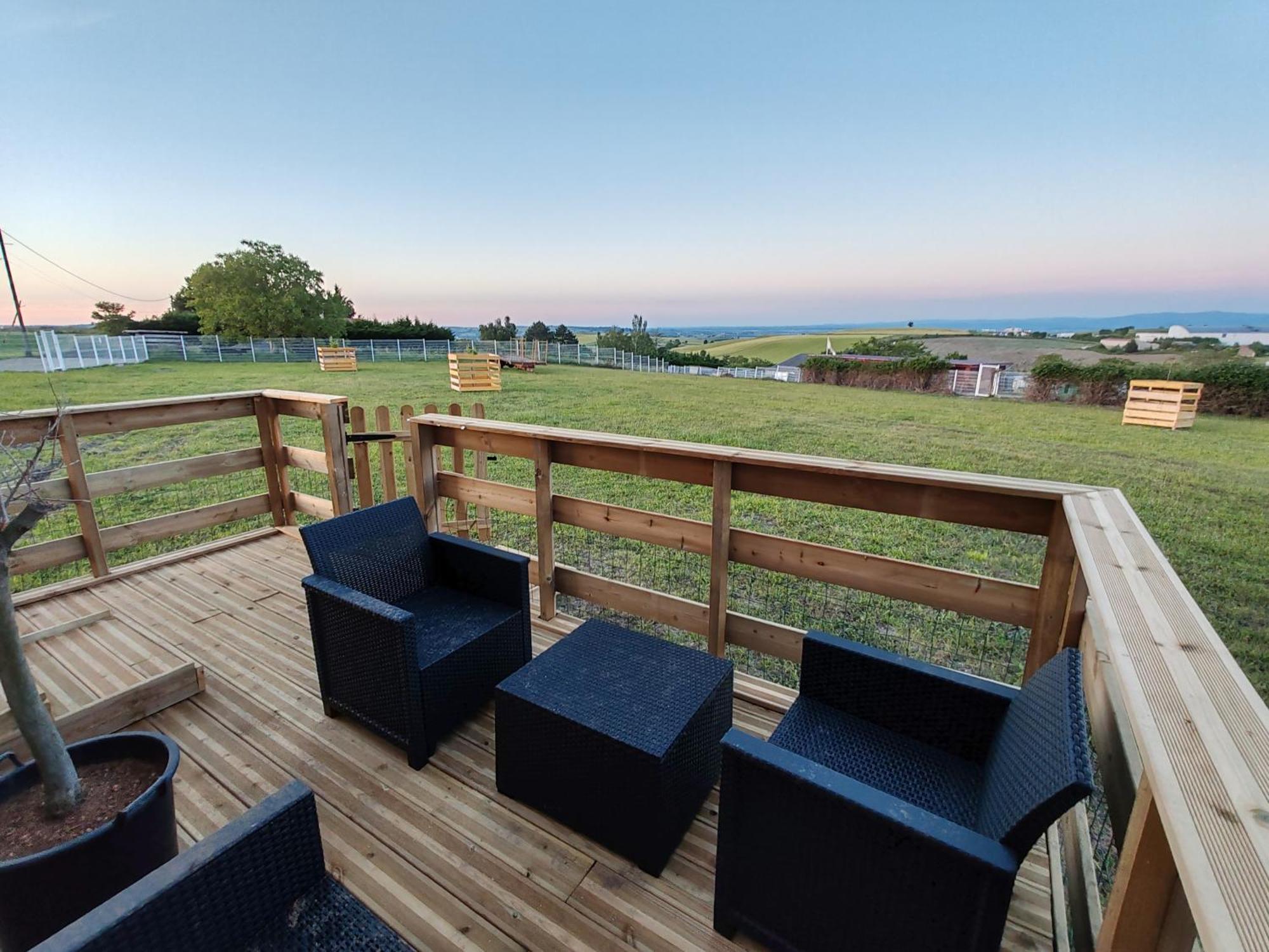 Villa Tiny House Des Bougnats Teilhede Exterior foto