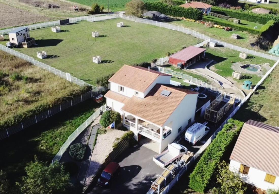Villa Tiny House Des Bougnats Teilhede Exterior foto