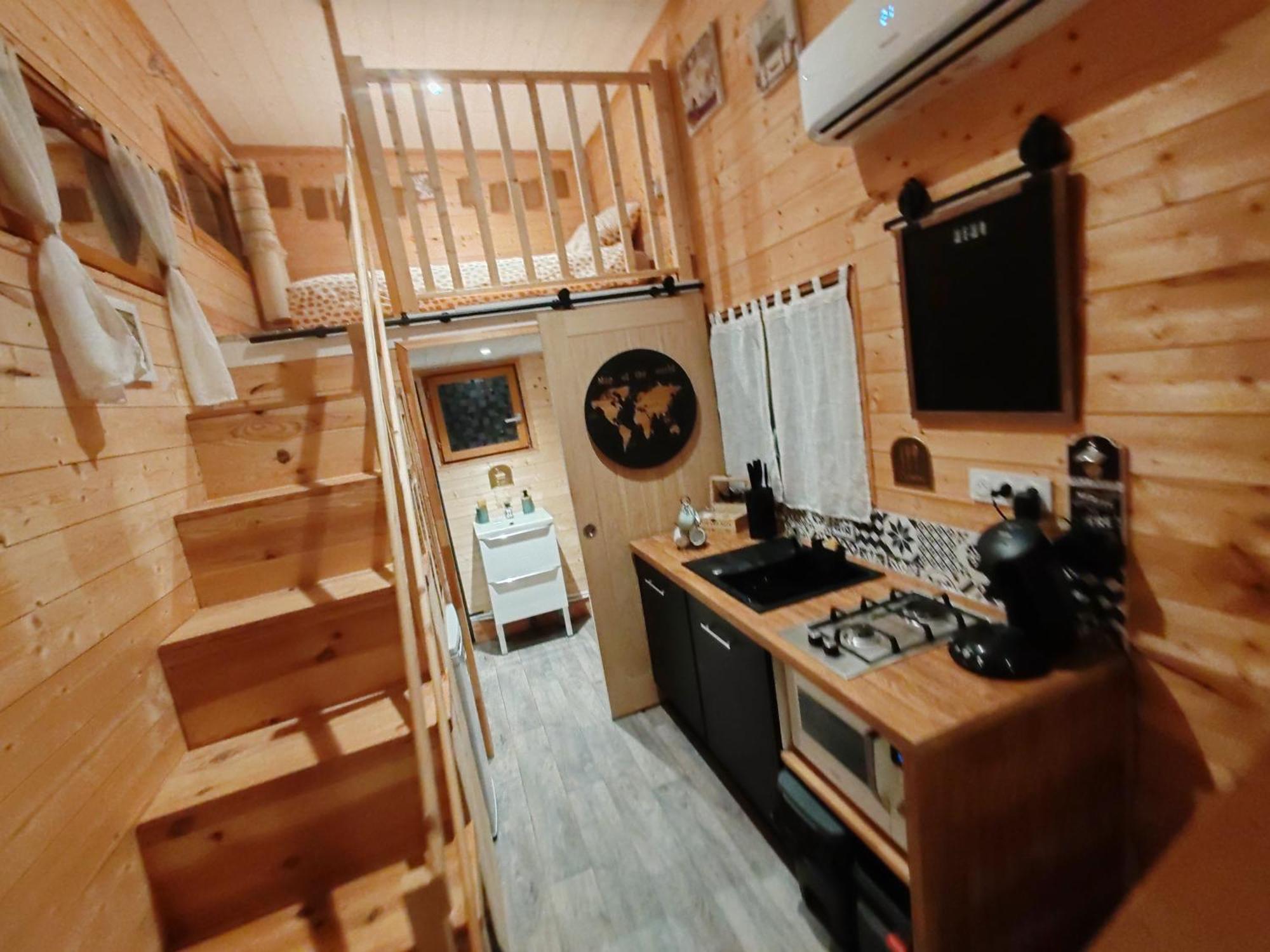 Villa Tiny House Des Bougnats Teilhede Exterior foto